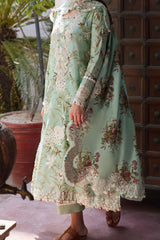 Zaha Unstitched 3 Piece Emb Festive Lawn Suit-ZF-04-Mehr