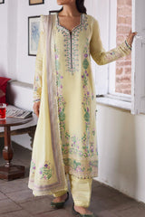 Zaha Unstitched 3 Piece Emb Festive Lawn Suit-ZF-09-Lana