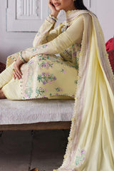 Zaha Unstitched 3 Piece Emb Festive Lawn Suit-ZF-09-Lana