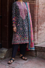 Zaha Unstitched 3 Piece Emb Festive Lawn Suit-ZF-10-Nihan
