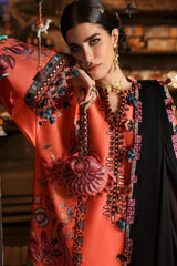 Nagina By Zaha Unstitched 3 Piece Festive Lawn Suit-ZF-25-06-Rangrez
