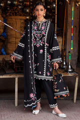 Nagina By Zaha Unstitched 3 Piece Festive Lawn Suit-ZF-25-07-Zeenat
