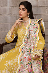 Zaha Unstitched 3 Piece Festive Lawn Suit-ZF23-01
