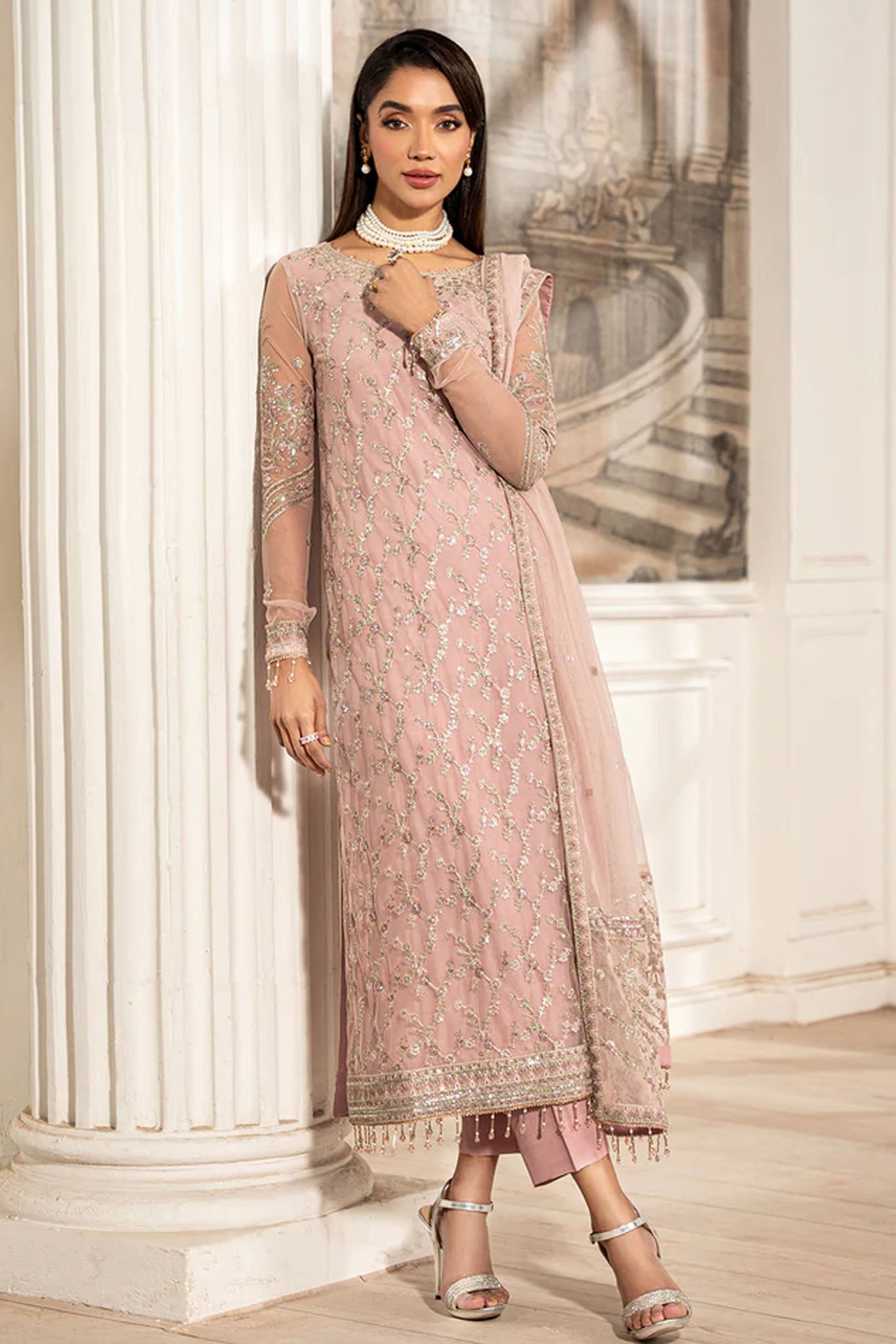 Zarif Unstitched 3 Piece Luxury Formal Edit Collection-ZFE-03-Vivian