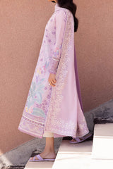 Zaha Unstitched 3 Piece Printed & Emb Lawn Suit-ZL-01-A-Ela