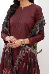 Zarif Unstitched 3 Piece Printed & Emb Eid Edit Lawn Collection'2024-ZL-02-Elvira