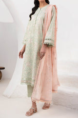 Zarif Unstitched 3 Piece Printed & Emb Eid Edit Lawn Collection'2024-ZL-03-Sephora