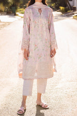 Zaha Unstitched 3 Piece Printed & Emb Lawn Suit-ZL-04-A-Asema