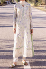 Zaha Unstitched 3 Piece Printed & Emb Lawn Suit-ZL-04-B-Asema