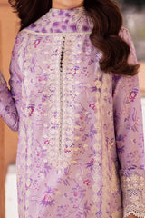 Zaha Unstitched 3 Piece Printed & Emb Lawn Suit-ZL-10-A-Sena