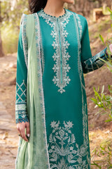 Zaha Unstitched 3 Piece Printed & Emb Lawn Suit-ZL-11-B-Vejah