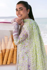 Zaha Unstitched 3 Piece Spring Summer Lawn Suit-ZL23-03-A