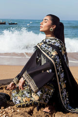 Zaha Unstitched 3 Piece Spring Summer Lawn Suit-ZL23-07-B