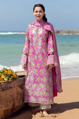 Zaha Unstitched 3 Piece Spring Summer Lawn Suit-ZL23-08-B