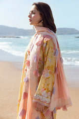 Zaha Unstitched 3 Piece Spring Summer Lawn Suit-ZL23-09-A