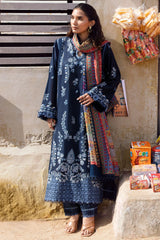 Zaha Unstitched 3 Piece Spring Summer Lawn Suit-ZL23-10-A
