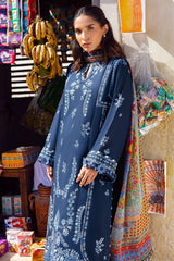 Zaha Unstitched 3 Piece Spring Summer Lawn Suit-ZL23-10-A