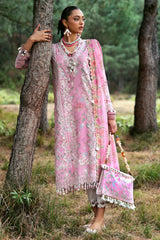 Neelum by Zaha Unstitched 3 Piece Lawn Suit-ZL25-01 A-Zayana