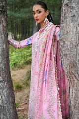 Neelum by Zaha Unstitched 3 Piece Lawn Suit-ZL25-01 A-Zayana