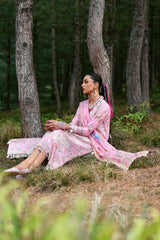 Neelum by Zaha Unstitched 3 Piece Lawn Suit-ZL25-01 A-Zayana