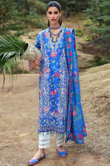 Neelum by Zaha Unstitched 3 Piece Lawn Suit-ZL25-01 B-Zayana