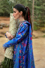 Neelum by Zaha Unstitched 3 Piece Lawn Suit-ZL25-01 B-Zayana