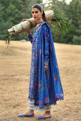Neelum by Zaha Unstitched 3 Piece Lawn Suit-ZL25-01 B-Zayana
