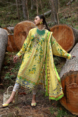 Neelum by Zaha Unstitched 3 Piece Lawn Suit-ZL25-04 A-Dahlia