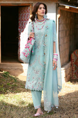 Neelum by Zaha Unstitched 3 Piece Lawn Suit-ZL25-05 A-Aabroo