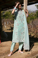 Neelum by Zaha Unstitched 3 Piece Lawn Suit-ZL25-05 A-Aabroo