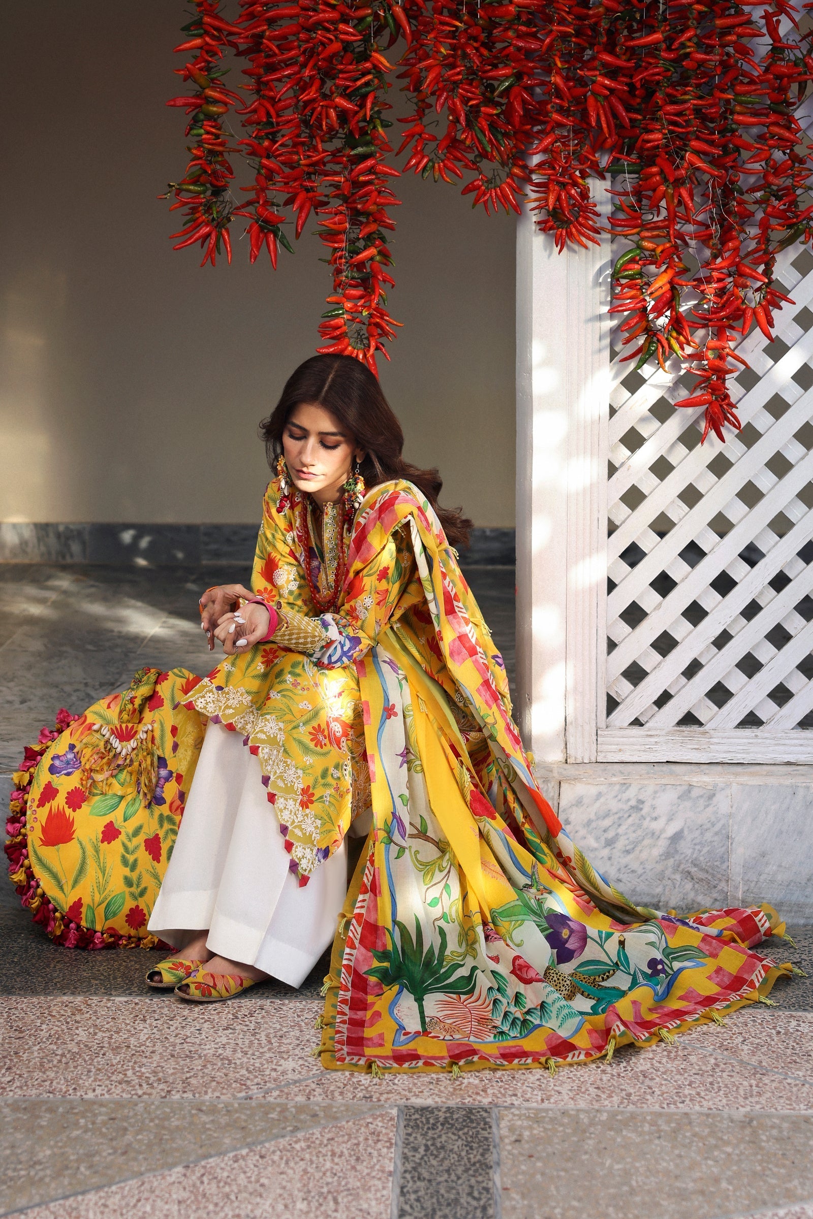 Neelum by Zaha Unstitched 3 Piece Lawn Collection'2025-ZL25-08 A-Zaraah
