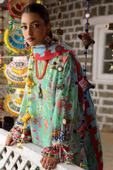 Neelum by Zaha Unstitched 3 Piece Lawn Suit-ZL25-08 B-Zaraah