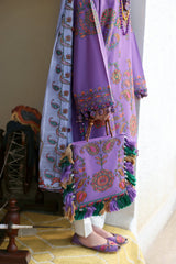Neelum by Zaha Unstitched 3 Piece Lawn Suit-ZL25-09 A-Zariah