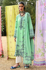 Neelum by Zaha Unstitched 3 Piece Lawn Suit-ZL25-10 A-Elaya