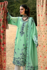 Neelum by Zaha Unstitched 3 Piece Lawn Suit-ZL25-10 A-Elaya