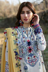 Neelum by Zaha Unstitched 3 Piece Lawn Suit-ZL25-11 B-Kashur