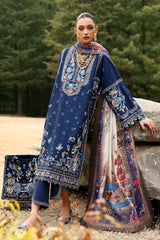 Neelum by Zaha Unstitched 3 Piece Lawn Suit-ZL25-12 B-Zuri