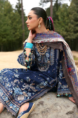 Neelum by Zaha Unstitched 3 Piece Lawn Suit-ZL25-12 B-Zuri