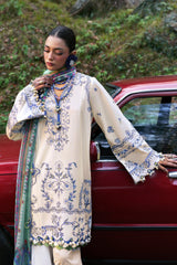 Neelum by Zaha Unstitched 3 Piece Lawn Suit-ZL25-15 A-Maya