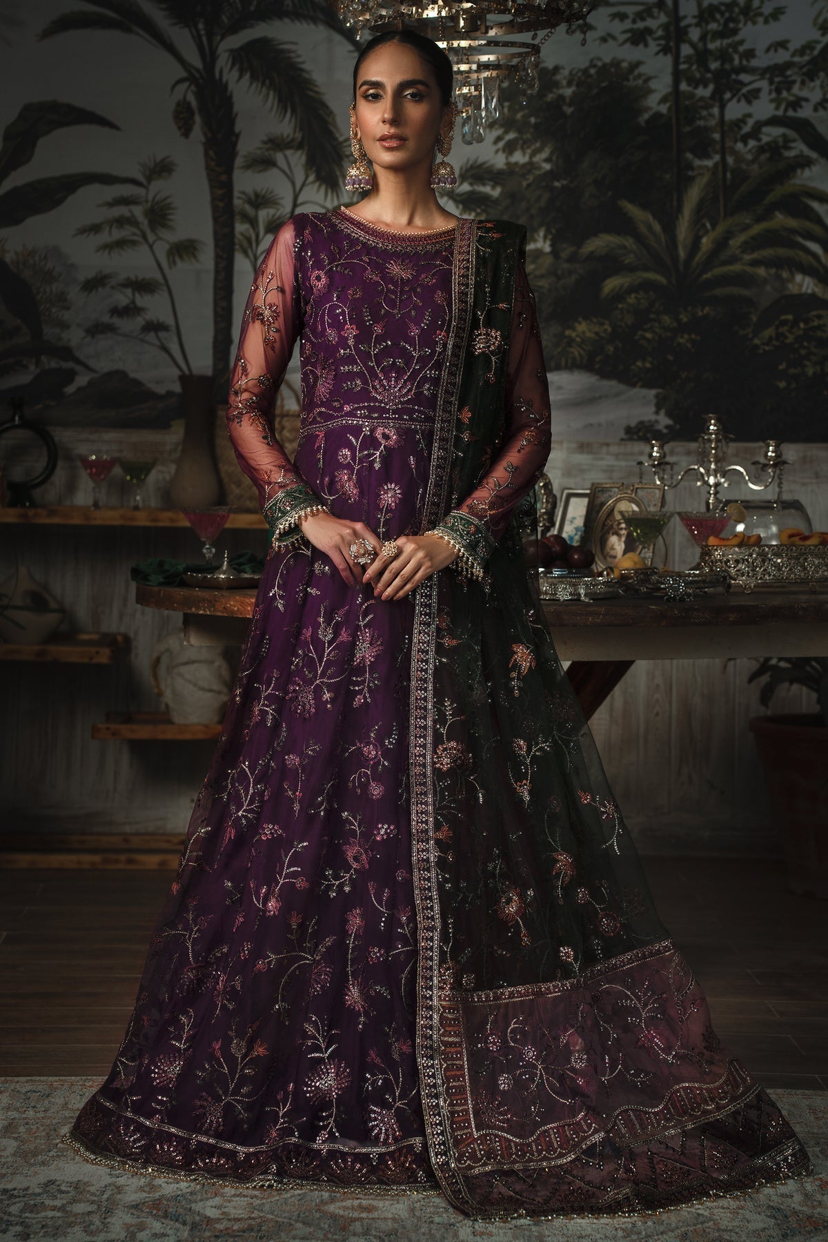 La Rosella by Zarif Unstitched 3 Piece Luxury Formals Collection'2023-ZLR-02-Helen