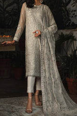 La Rosella by Zarif Unstitched 3 Piece Luxury Formals Collection'2023-ZLR-05-Sandy