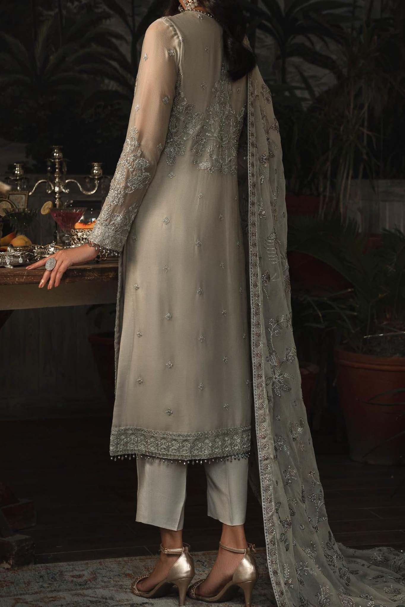 La Rosella by Zarif Unstitched 3 Piece Luxury Formals Collection'2023-ZLR-05-Sandy