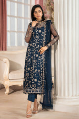 Nafees By Zarif Unstitched 3 Piece Luxury Formals Collection-ZNAF-02-Selin