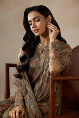 Fasana By Zarif Unstitched 3 Piece Printed & Emb Luxury Formals Suit-ZRF-PE-02 DILAAB