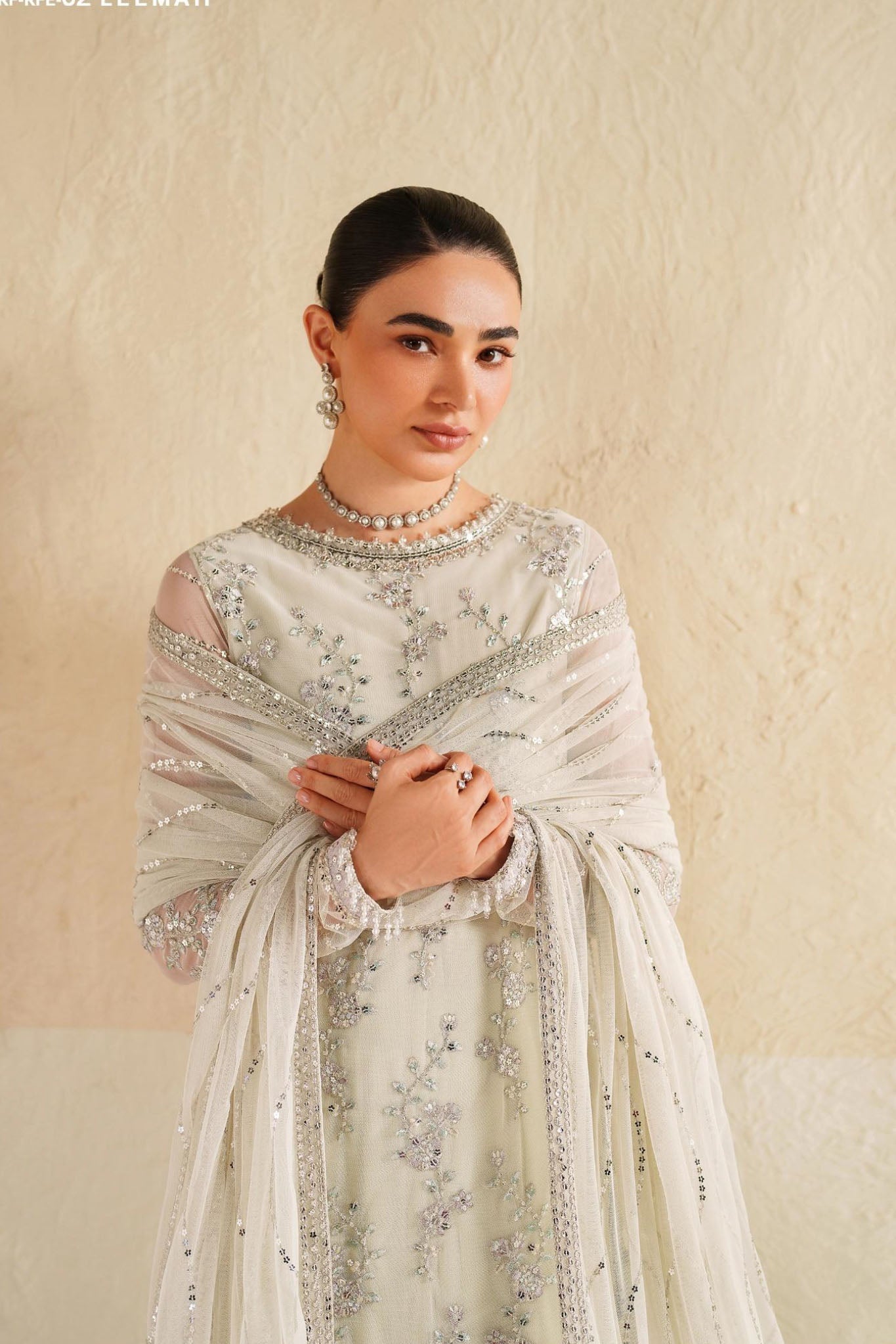 Roohi By Zarif Unstitched 3 Piece Formal Edit Collection'2025-ZRF-RFE-02-LEEMAH