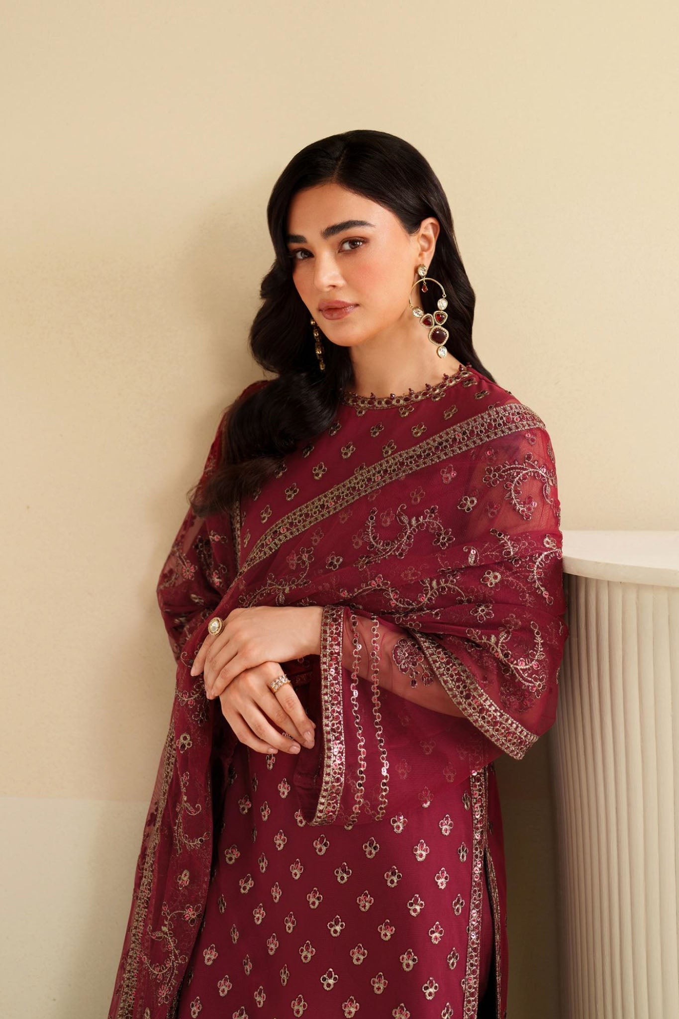Roohi By Zarif Unstitched 3 Piece Formal Edit Collection'2025-ZRF-RFE-03-AFRAH