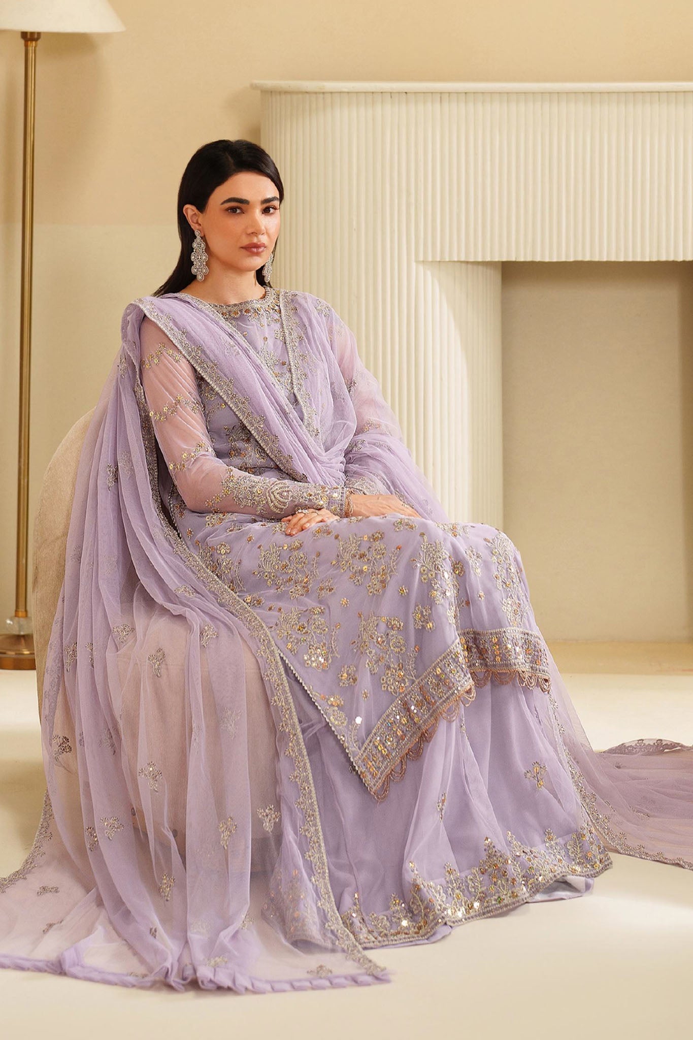 Roohi By Zarif Unstitched 3 Piece Formal Edit Collection'2025-ZRF-RFE-04-SIRHA