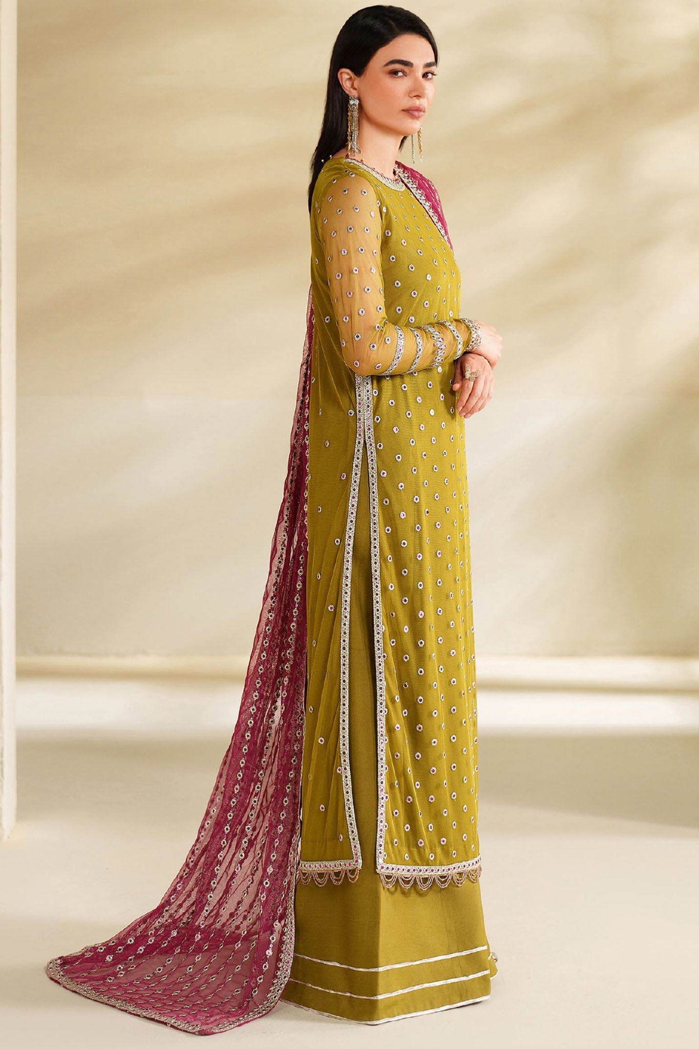 Roohi By Zarif Unstitched 3 Piece Formal Edit Collection'2025-ZRF-RFE-05-JANEER