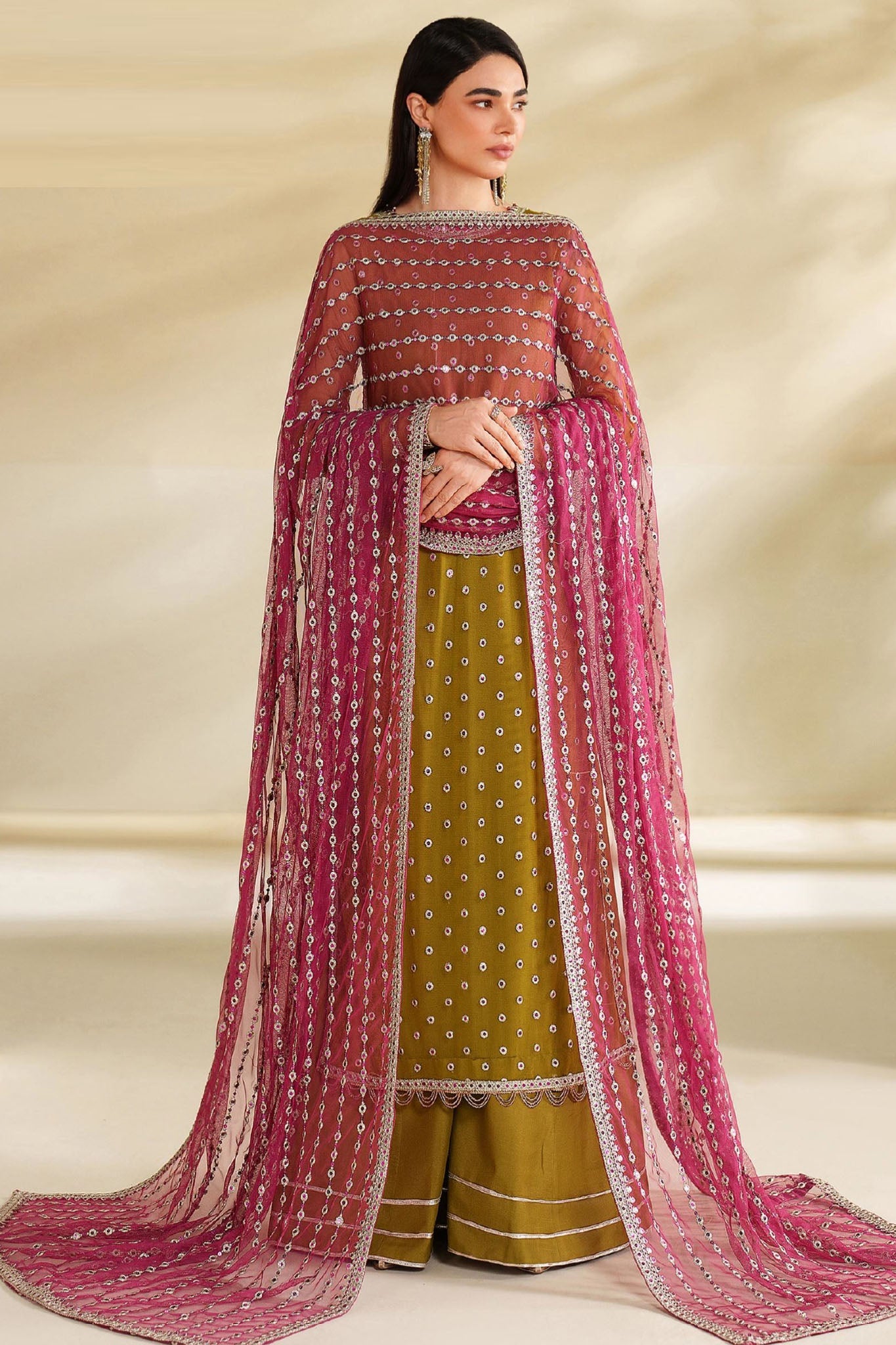 Roohi By Zarif Unstitched 3 Piece Formal Edit Collection'2025-ZRF-RFE-05-JANEER