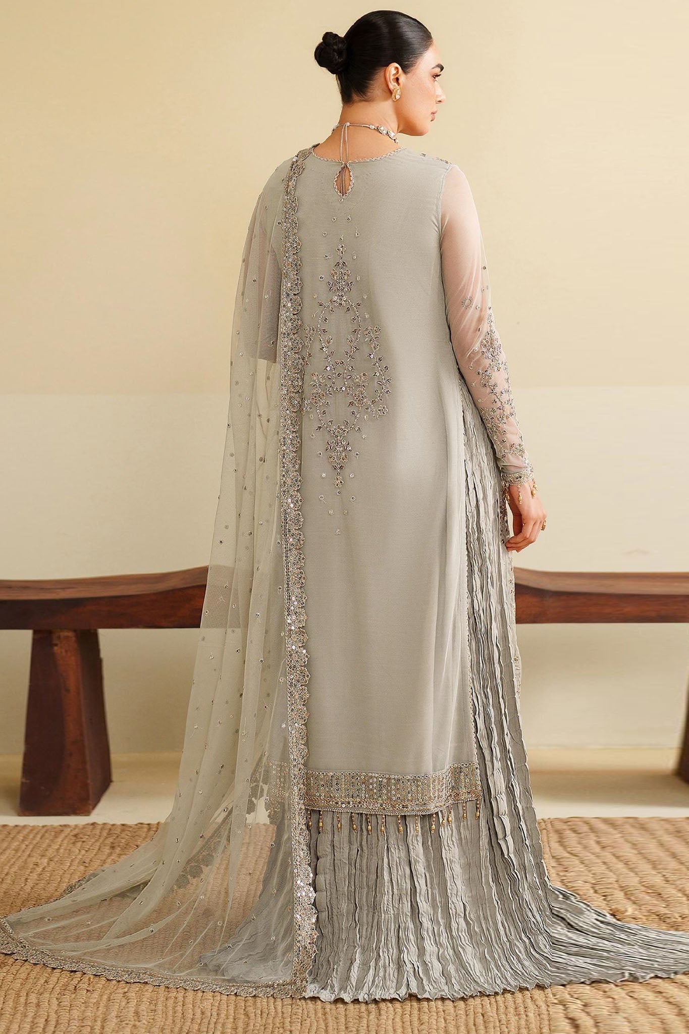 Roohi By Zarif Unstitched 3 Piece Formal Edit Collection'2025-ZRF-RFE-06-MILAAN